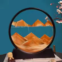 Soothing 3D Moving Sand Hourglass